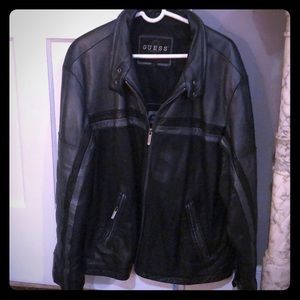 GUESS Black leather jacket